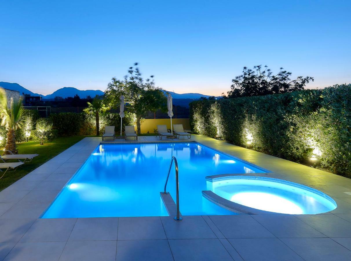 Castello Villa Daphnes - Private Pool & Whirlpool Dhafnes Exterior foto