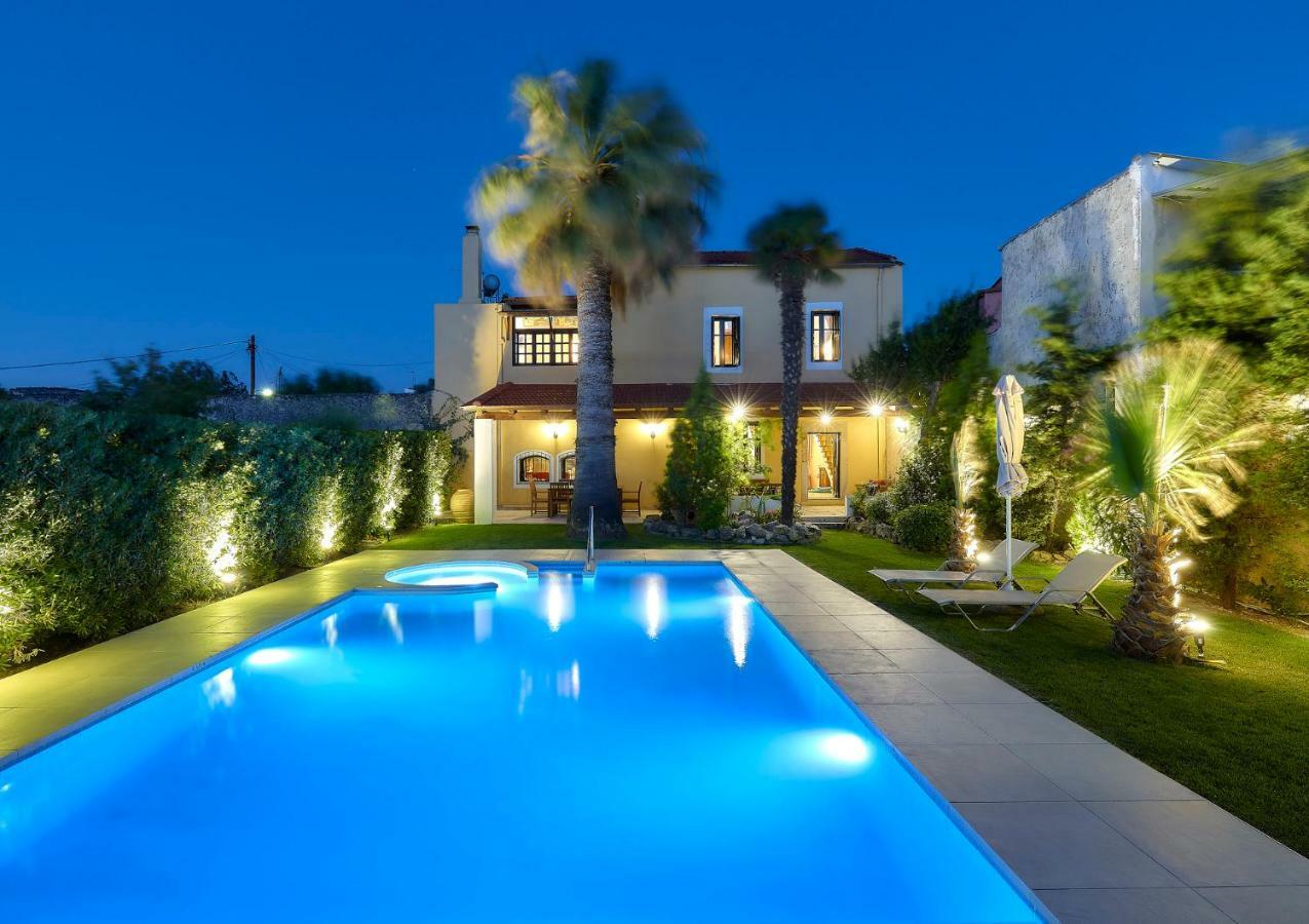 Castello Villa Daphnes - Private Pool & Whirlpool Dhafnes Exterior foto