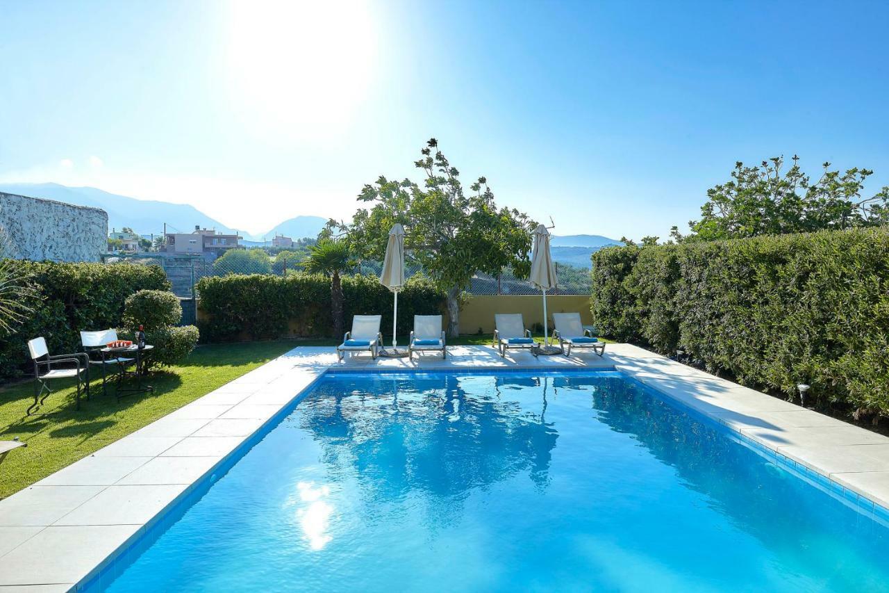 Castello Villa Daphnes - Private Pool & Whirlpool Dhafnes Exterior foto